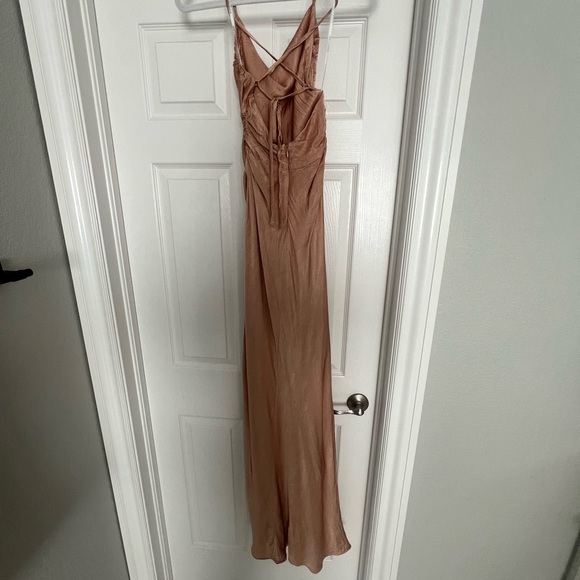 Shona Joy La Lune lace back maxi dress in desert rose - Picture 4 of 7